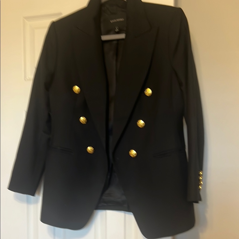 Banana Republic Black Blazer Tailored Suit Jacket